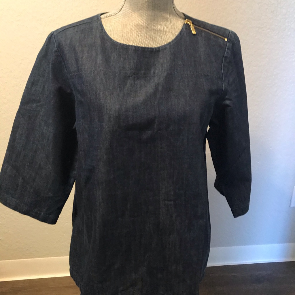 Martha Stewart Denim Top Martha Stewart Denim Top